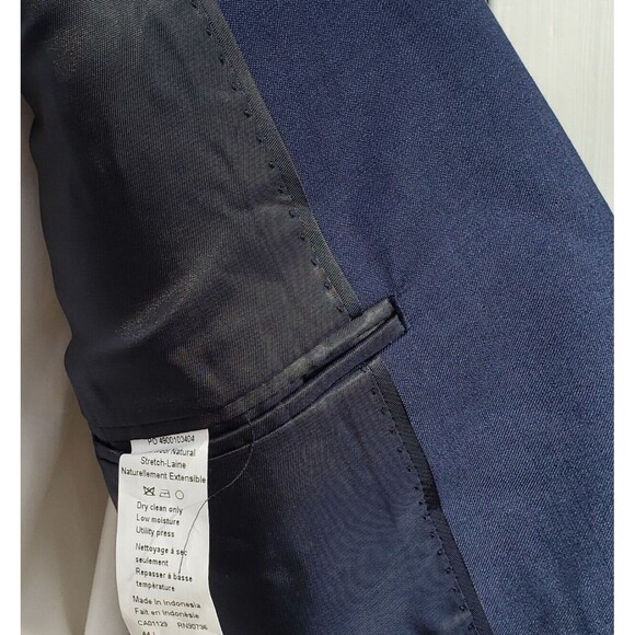 Calvin Klein Slim Fit Infinite Stretch Suit Jacket 44L Blue JACKET ONLY - Picture 12 of 16